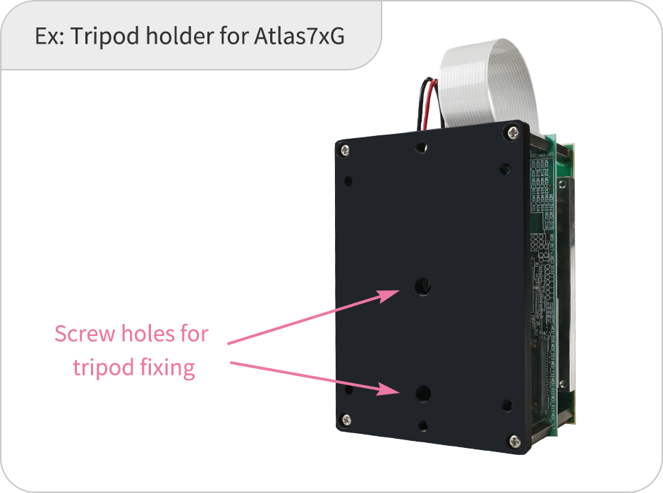Ex: Tripod holder for Atlas7xG